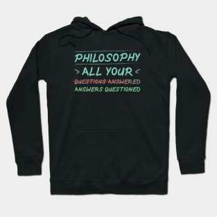 Philosophy - All your answers questioned Hoodie